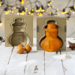 la decoración del molde del muñeco de nieve 3d