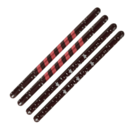 Palitos de chocolate navideños