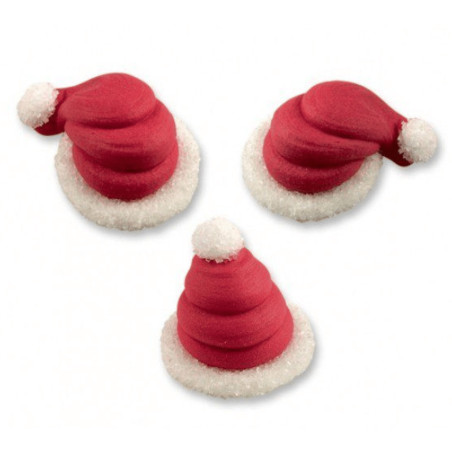 3-3d-azúcar-santa-gorros