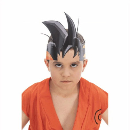 niño con tocado de son goku