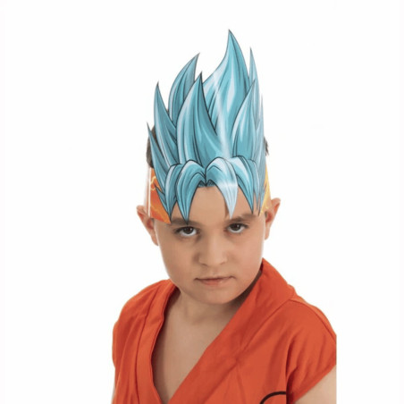 niño con tocado de bola de dragón