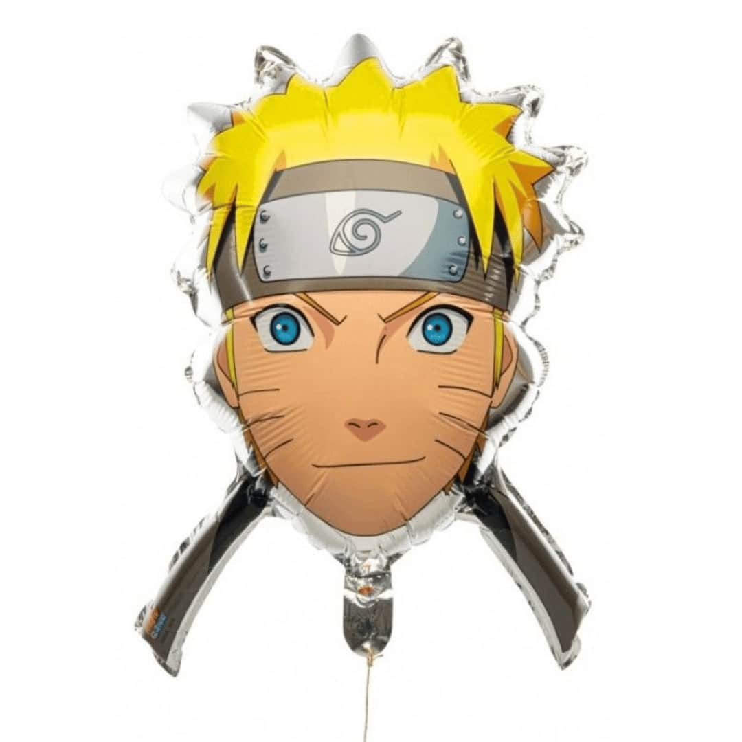 Globo de helio con cabeza de Naruto.