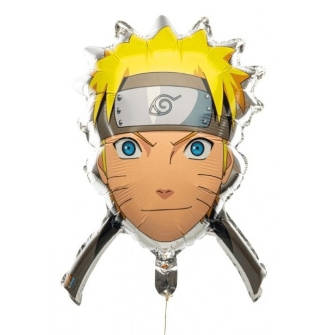 Globo de helio con cabeza de Naruto.