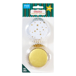 60 estuches para cupcakes de invierno