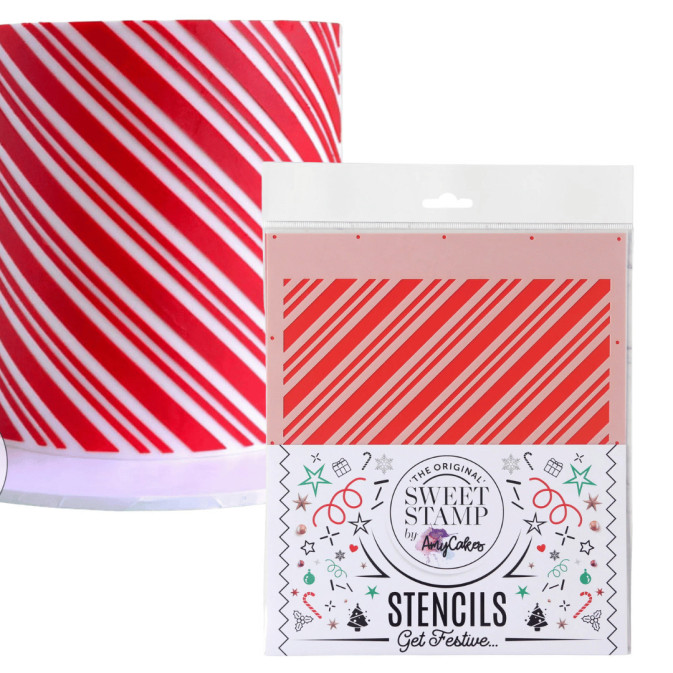 Plantilla de tiras de caramelo SweetStamp
