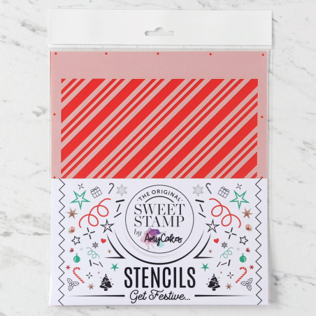Hoja de plantilla SweetStamp tira de caramelo