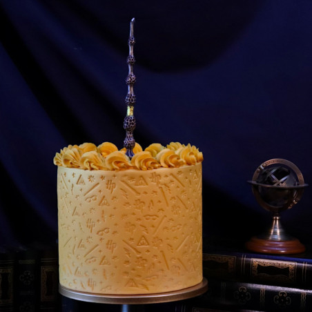 Vela de cumpleaños de Harry Potter en pastel