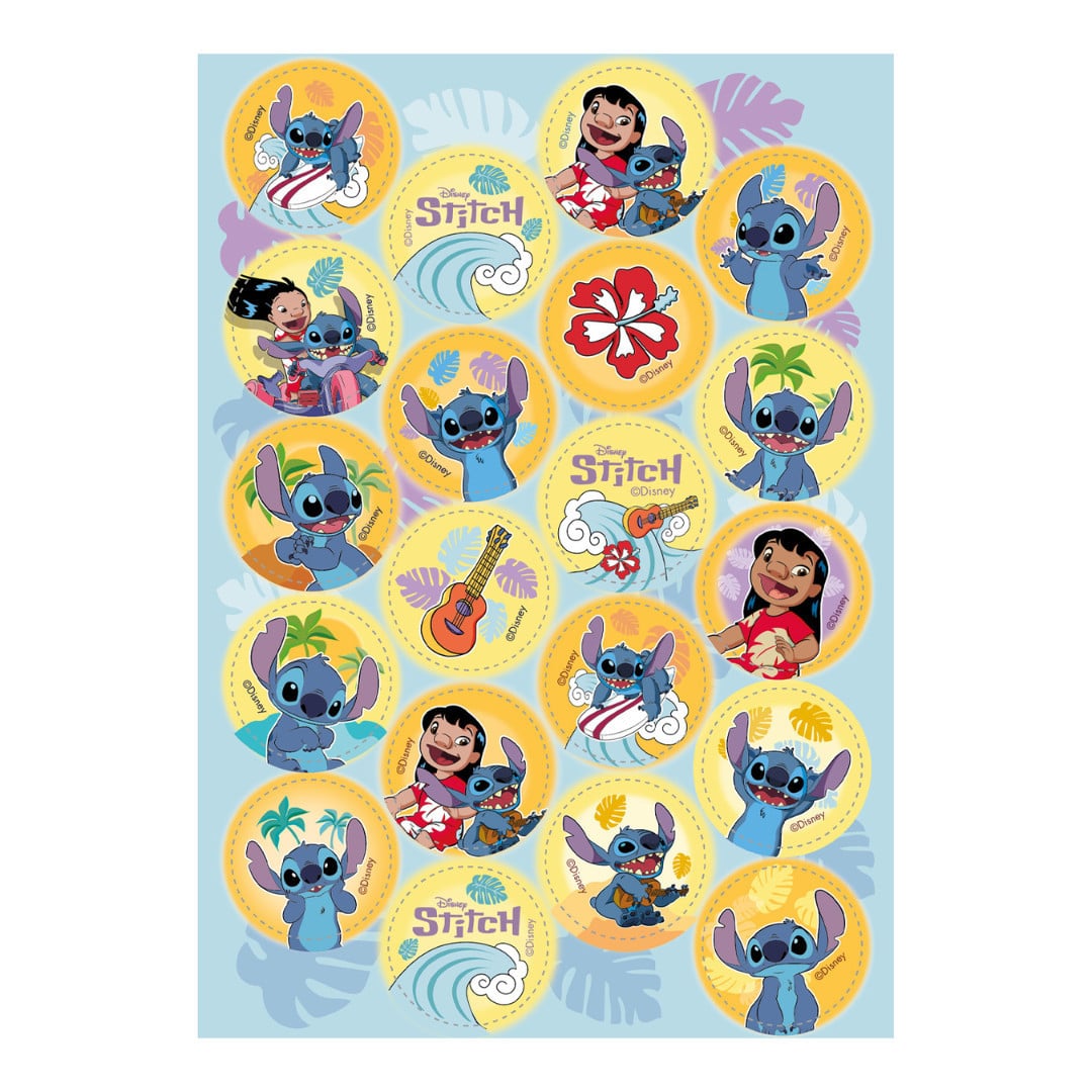discos comestibles mini Stitch