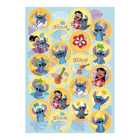discos comestibles mini Stitch