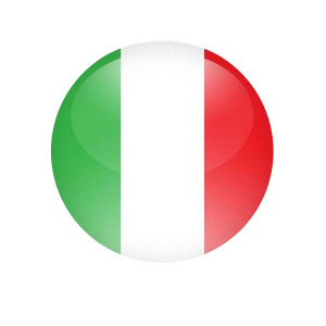 disco-de-azúcar-bandera-italiana