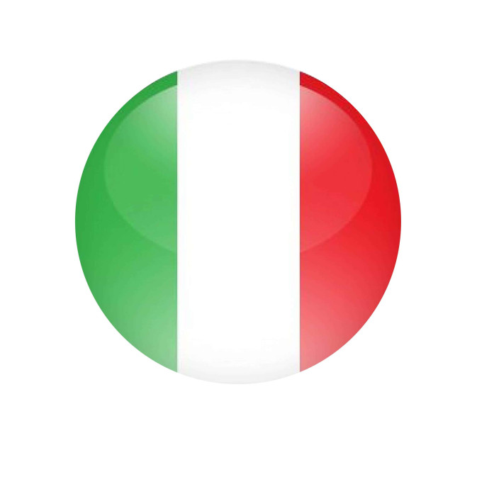 disco-de-azúcar-bandera-italiana