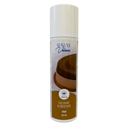 spray efecto terciopelo marrón 250ml