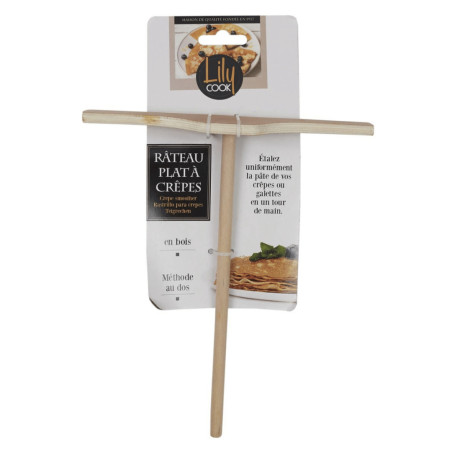 Rastrillo para panqueques de madera Lily Cook