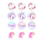 Decoración de cupcakes de unicornio a precios reducidos.