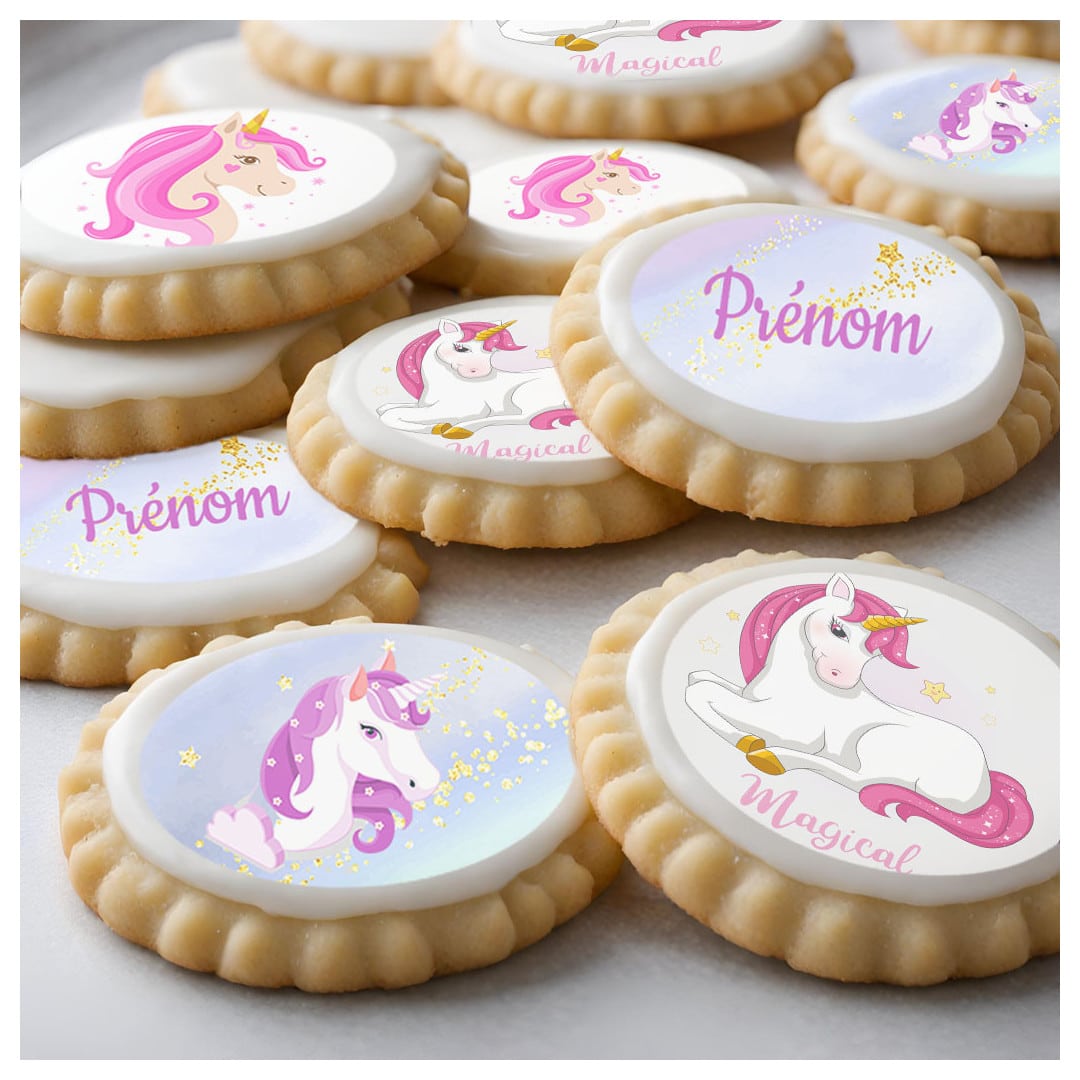Decoración de cupcakes de unicornio a precios reducidos.