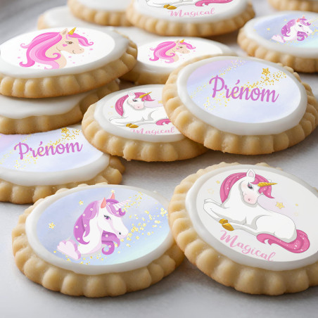 Decoración de cupcakes de unicornio a precios reducidos.