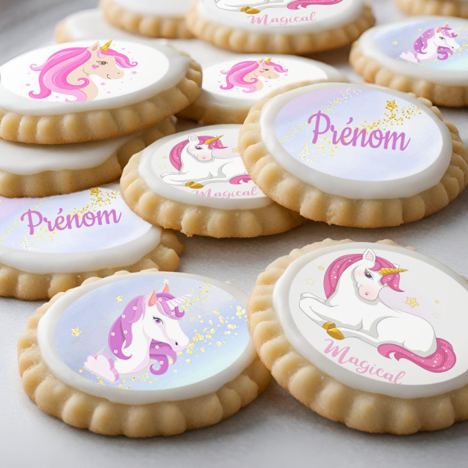 Decoración de cupcakes de unicornio a precios reducidos.