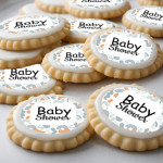 Discos comestibles para cupcakes para baby shower