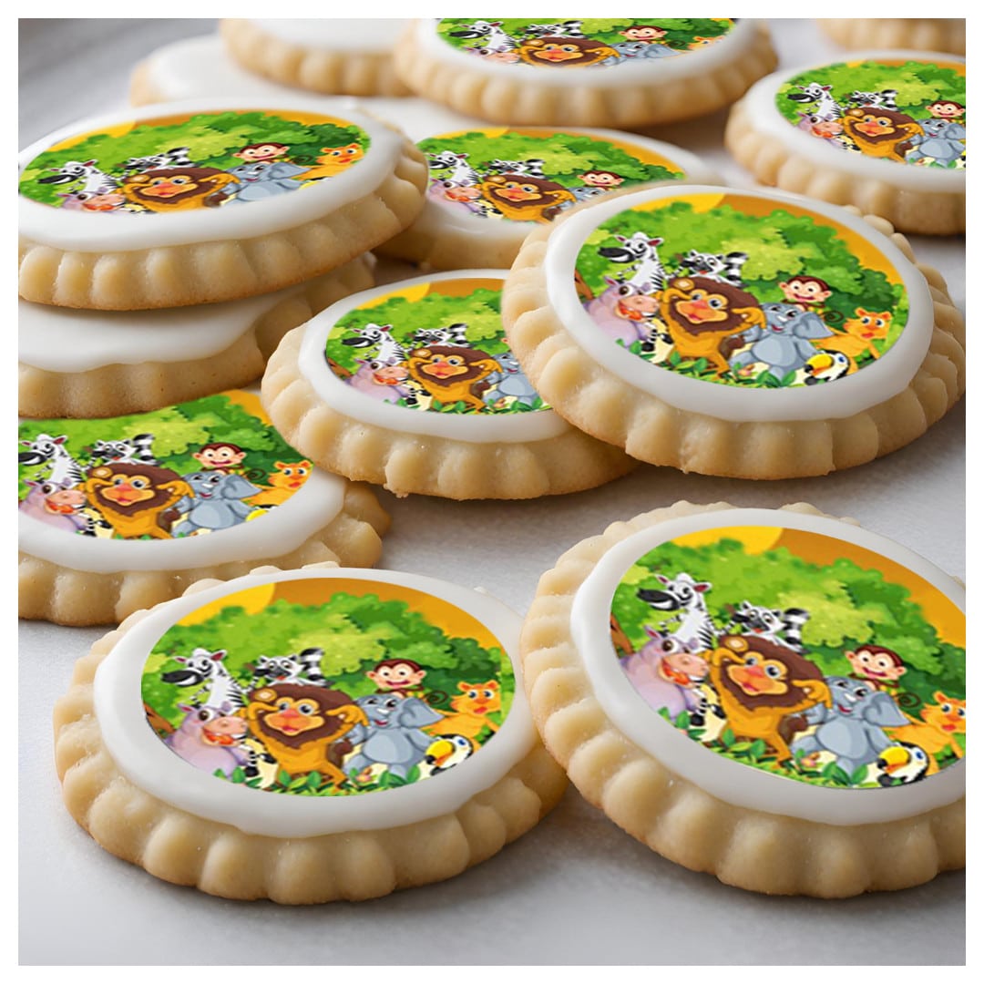 Decoración de cupcakes de la jungla