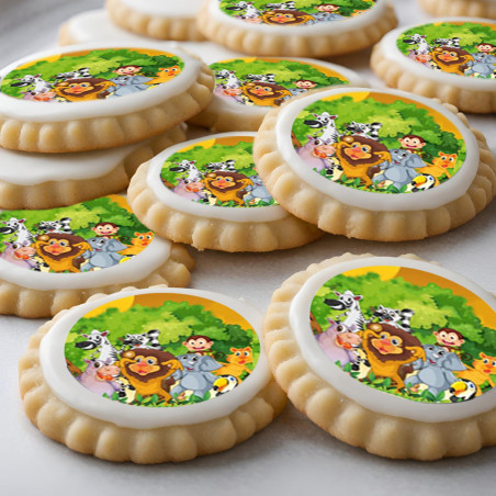 Decoración de cupcakes de la jungla