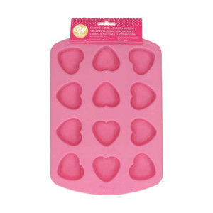 Molde de corazón de silicona