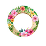 Foto comestible redonda personalizada de Hawaii