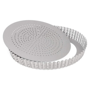 Molde para tarta perforado con base extraíble