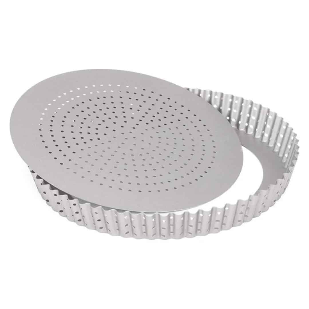 Molde para tarta perforado con base extraíble