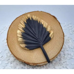 Molde de modelado de hoja de palma 3D.