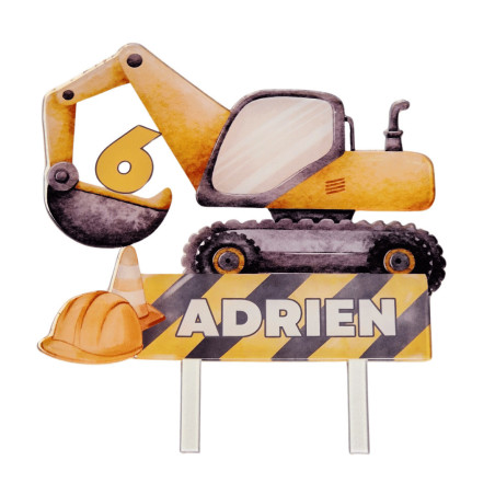 Adorno para tarta de obra