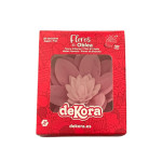 flor de oblea rosa
