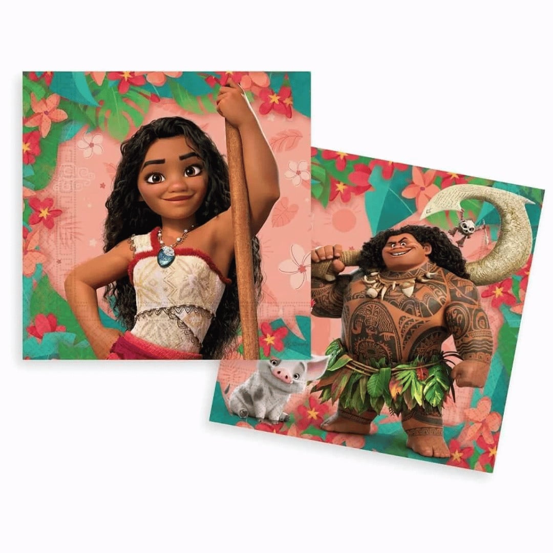 20 servilletas Vaiana
