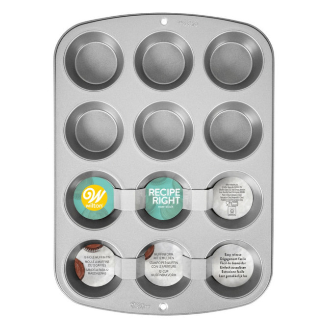 Molde de 12 cavidades para cupcakes Ø 5 cm