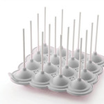 Molde redondo para cake pops con palitos