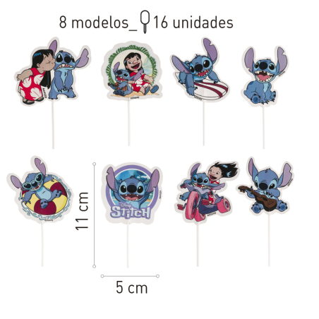 Dimensiones de los adornos para cupcakes