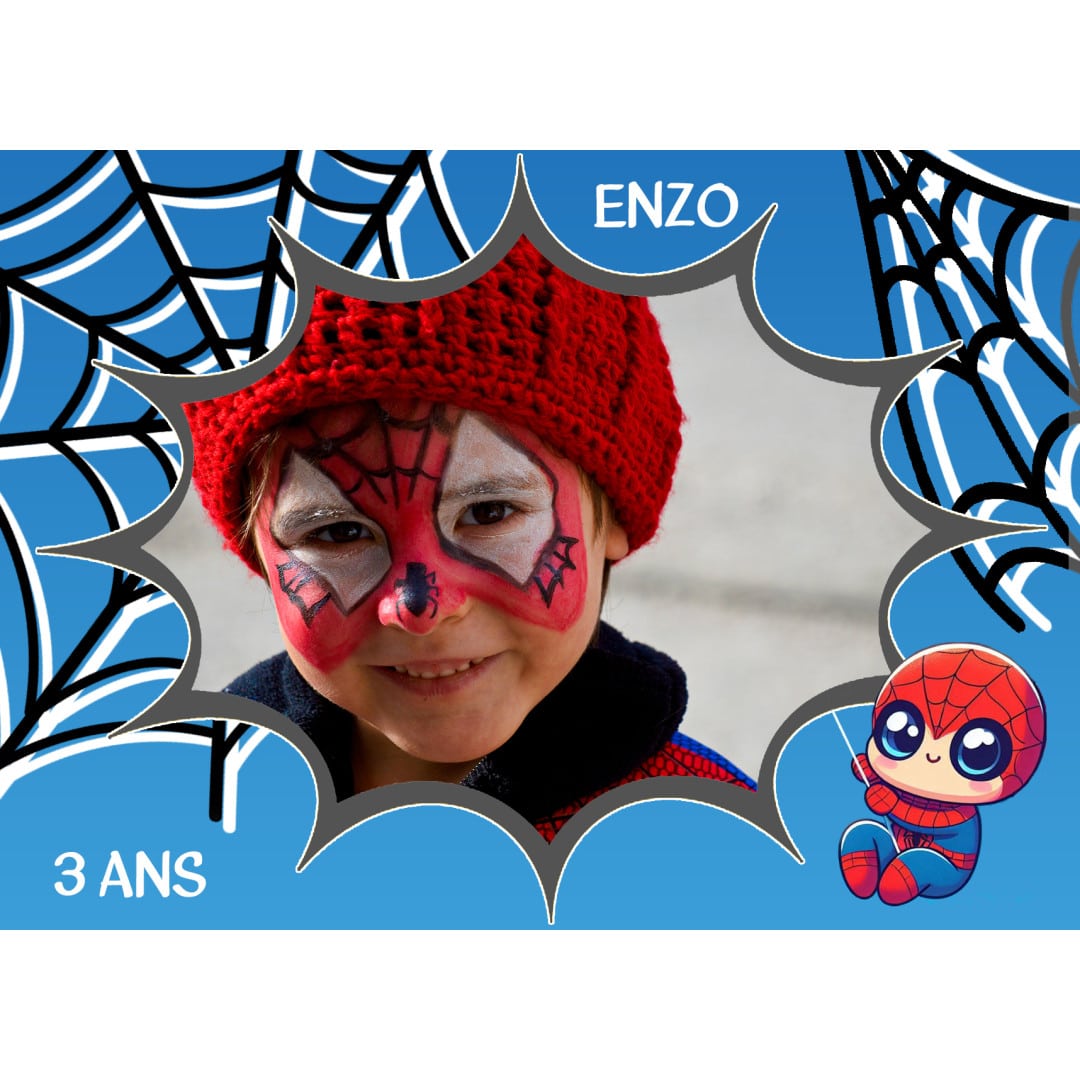 Fotografía comestible de araña a bajo precio: ¡formato A4!
