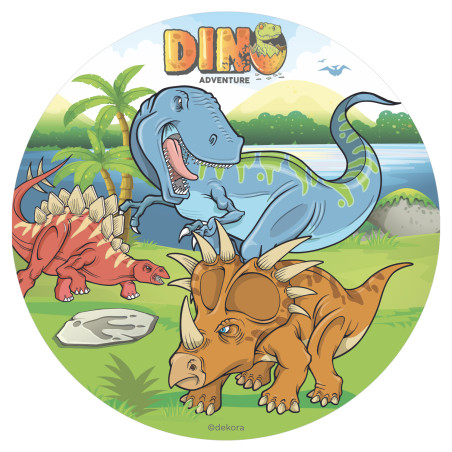 disco de oblea de dinosaurio de 20 cm