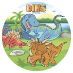 disco de oblea de dinosaurio de 20 cm