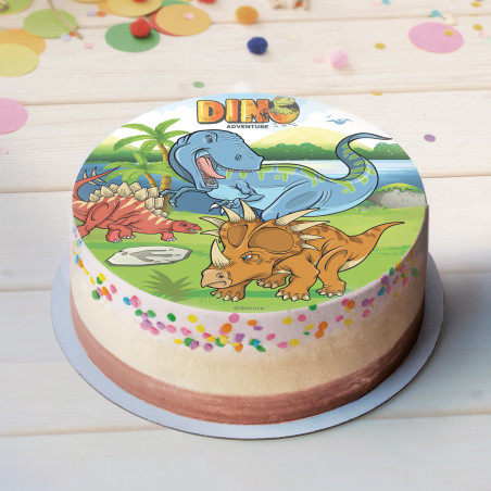 pastel de dinosaurio