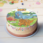 pastel de dinosaurio