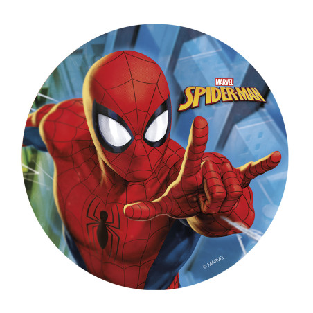 disco comestible de Spiderman