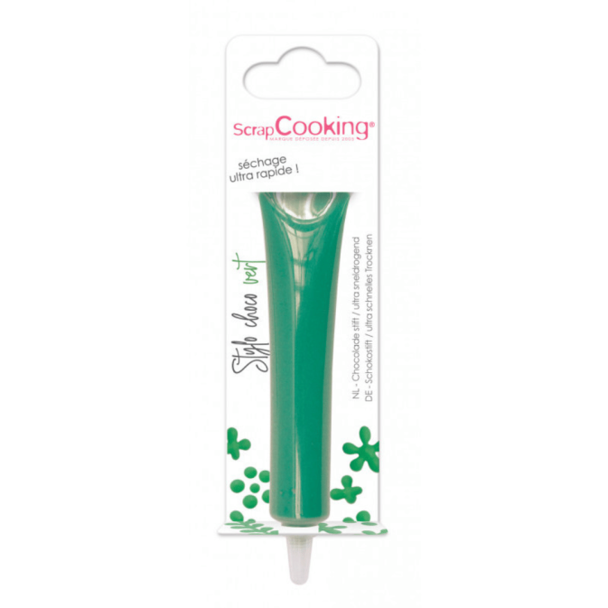 Stylo choco vert scrapcooking