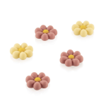 Molde de silicona con forma de flores para bombones - Silikomart