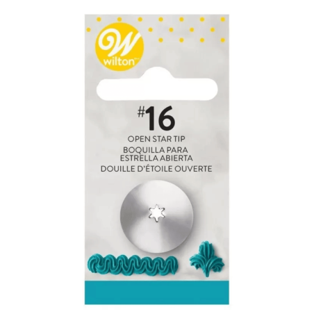 Punta de estrella Wilton n.° 16