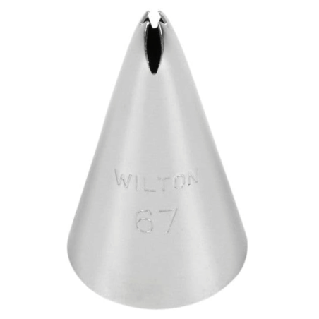 Boquilla de acero inoxidable Wilton n.º 67