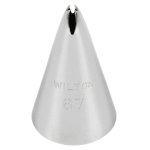 Boquilla de acero inoxidable Wilton n.º 67