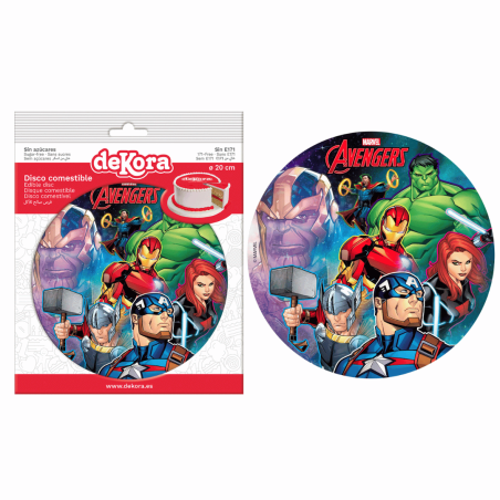 Empaque de disco de azúcar de los Vengadores