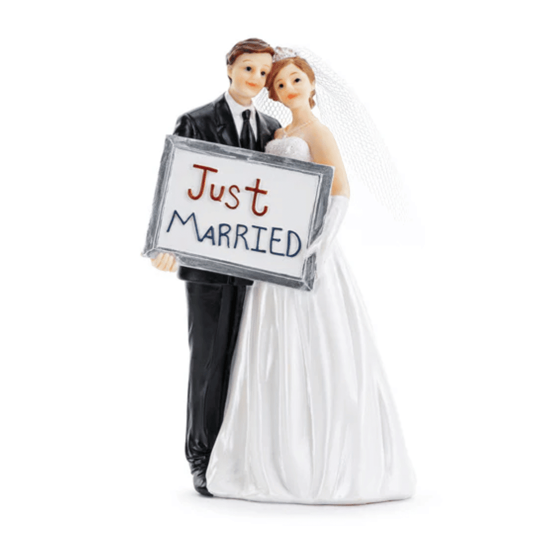 figura de recién casados
