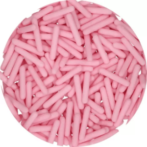 Palitos de azúcar rosados de Funcakes