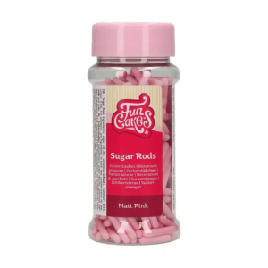 Palitos de azúcar rosados Funcakes